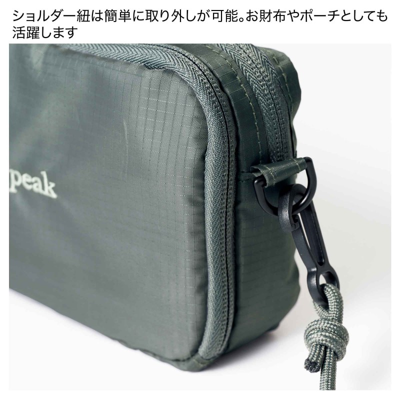 預購 snow peak 銀包斜揹袋 連雜誌