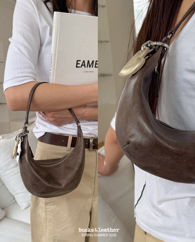 【26SS】預訂_可愛迷你月牙包 My Mini by Bucks & Leather