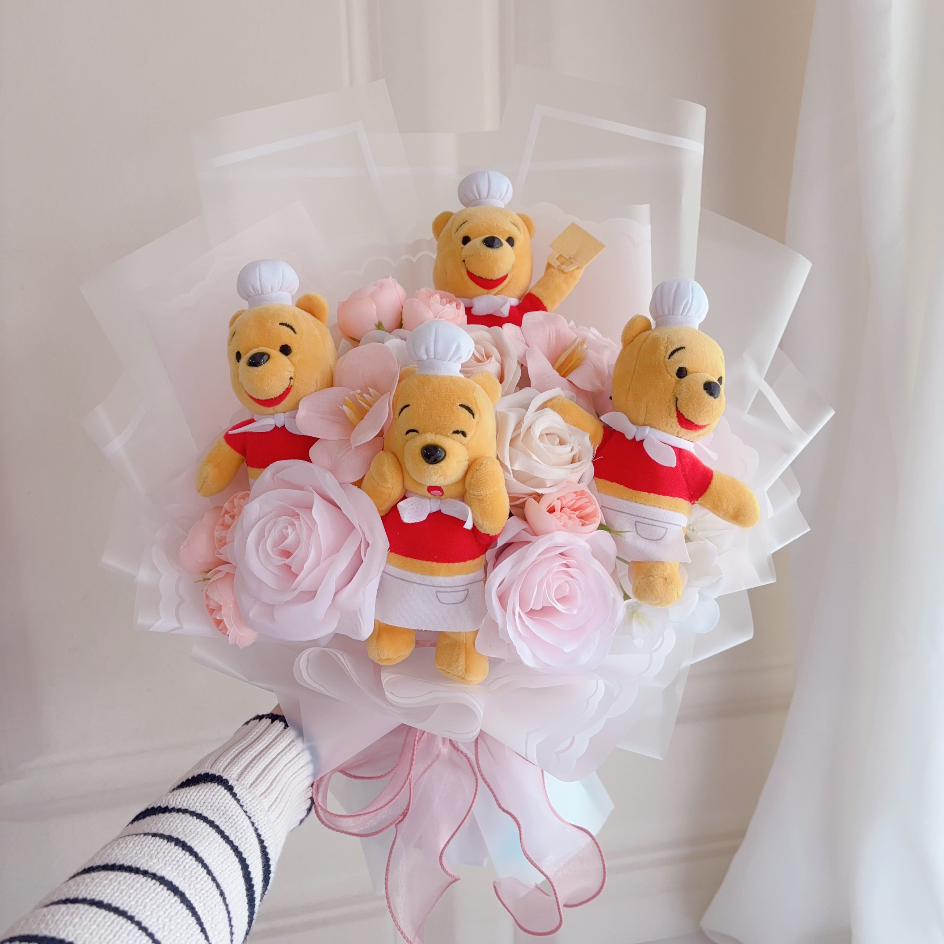 (現貨)winniethepooh公仔花