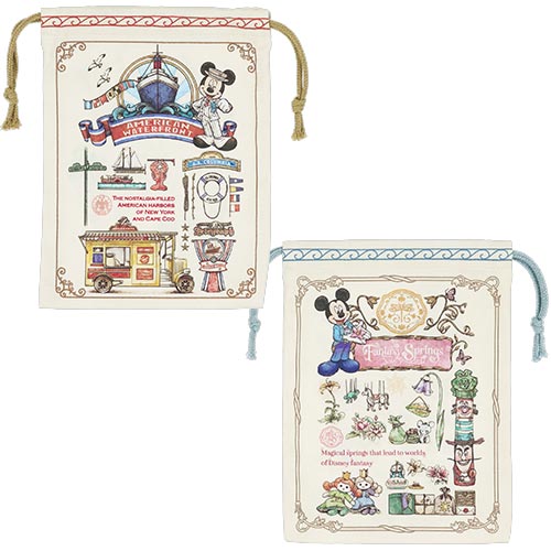 【預訂】DisneySea 25th The Jubilee Journey - Mickey 索袋 2p