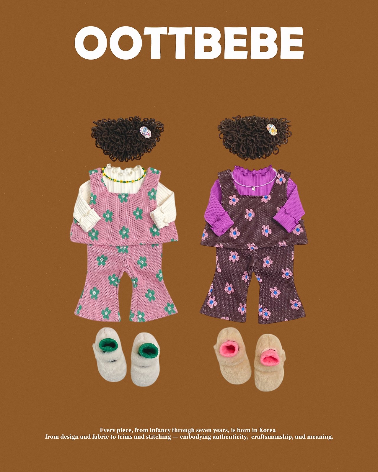 OOTT | Flower knit set