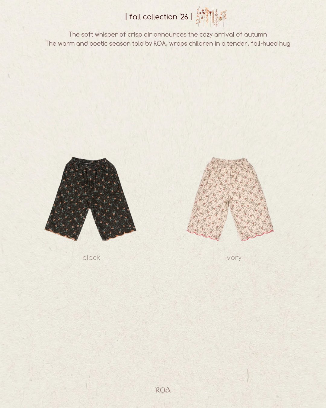 Roa Scallop Pants