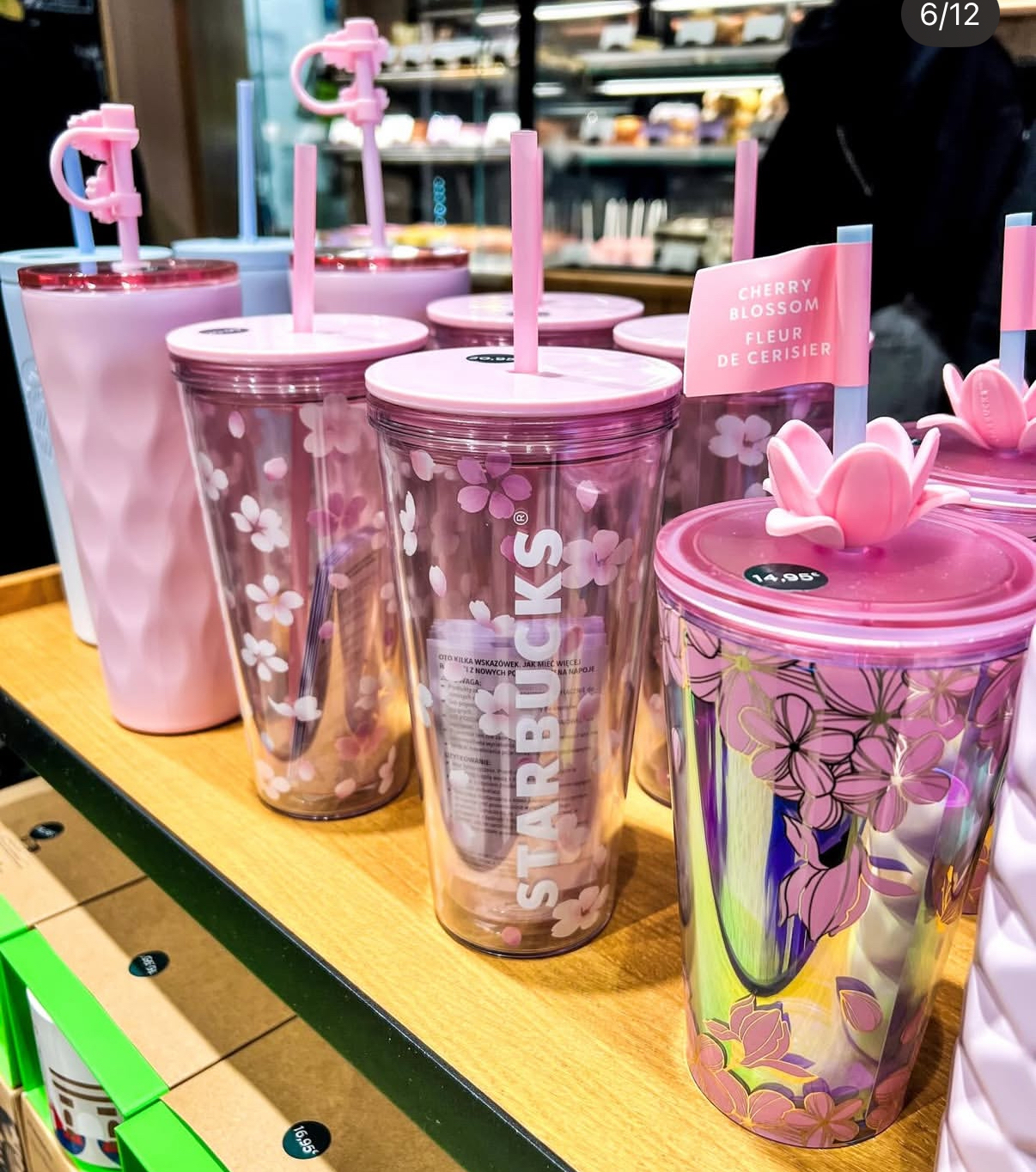 歐洲限定Starbucks限定  Starbucks 24安士 櫻花系列