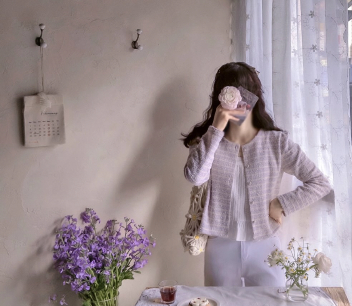 ♡ 高 貴 橫 間 外 套 。