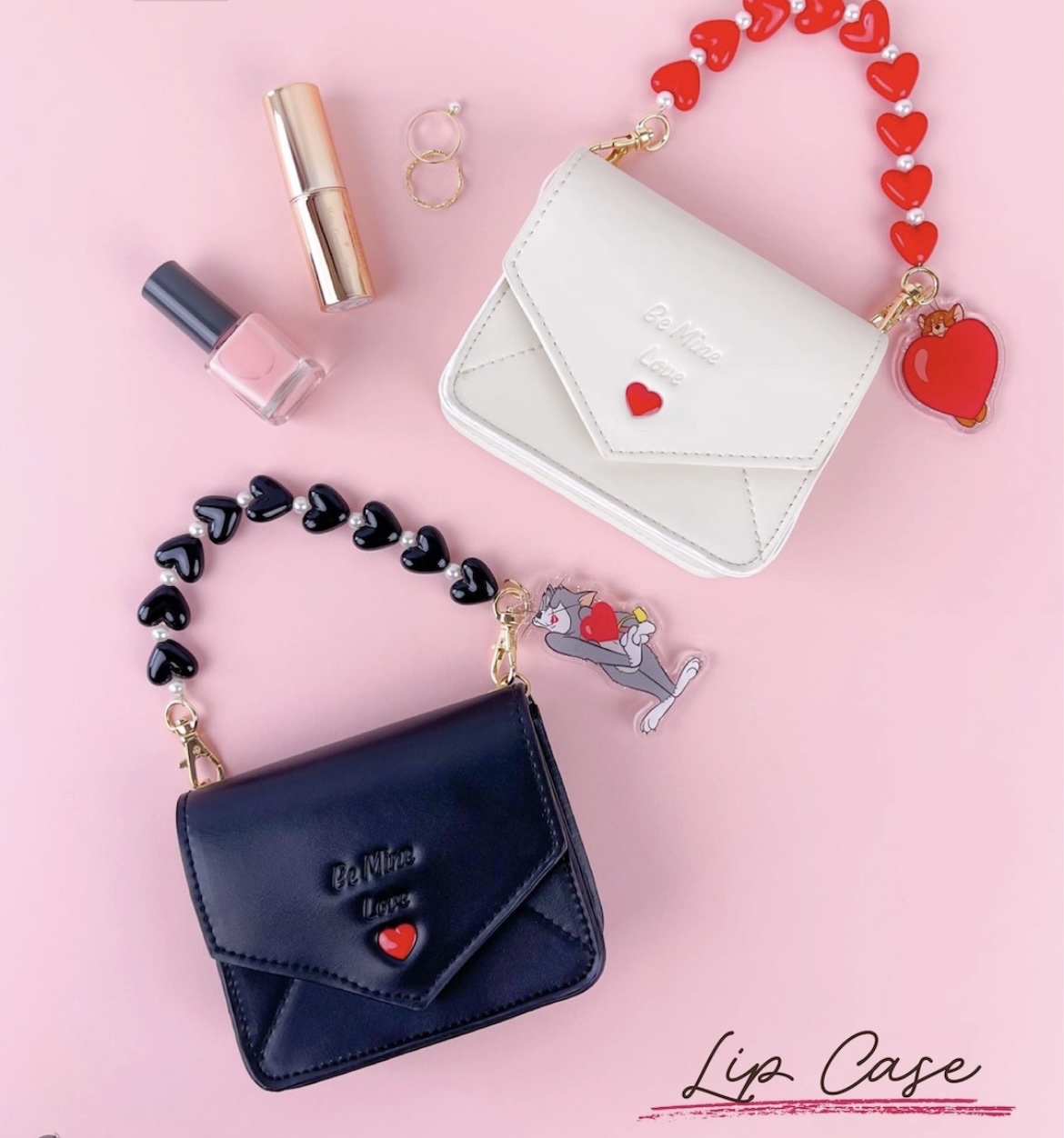 日本預訂📍日本Tom and Jerry心心串珠款袋仔