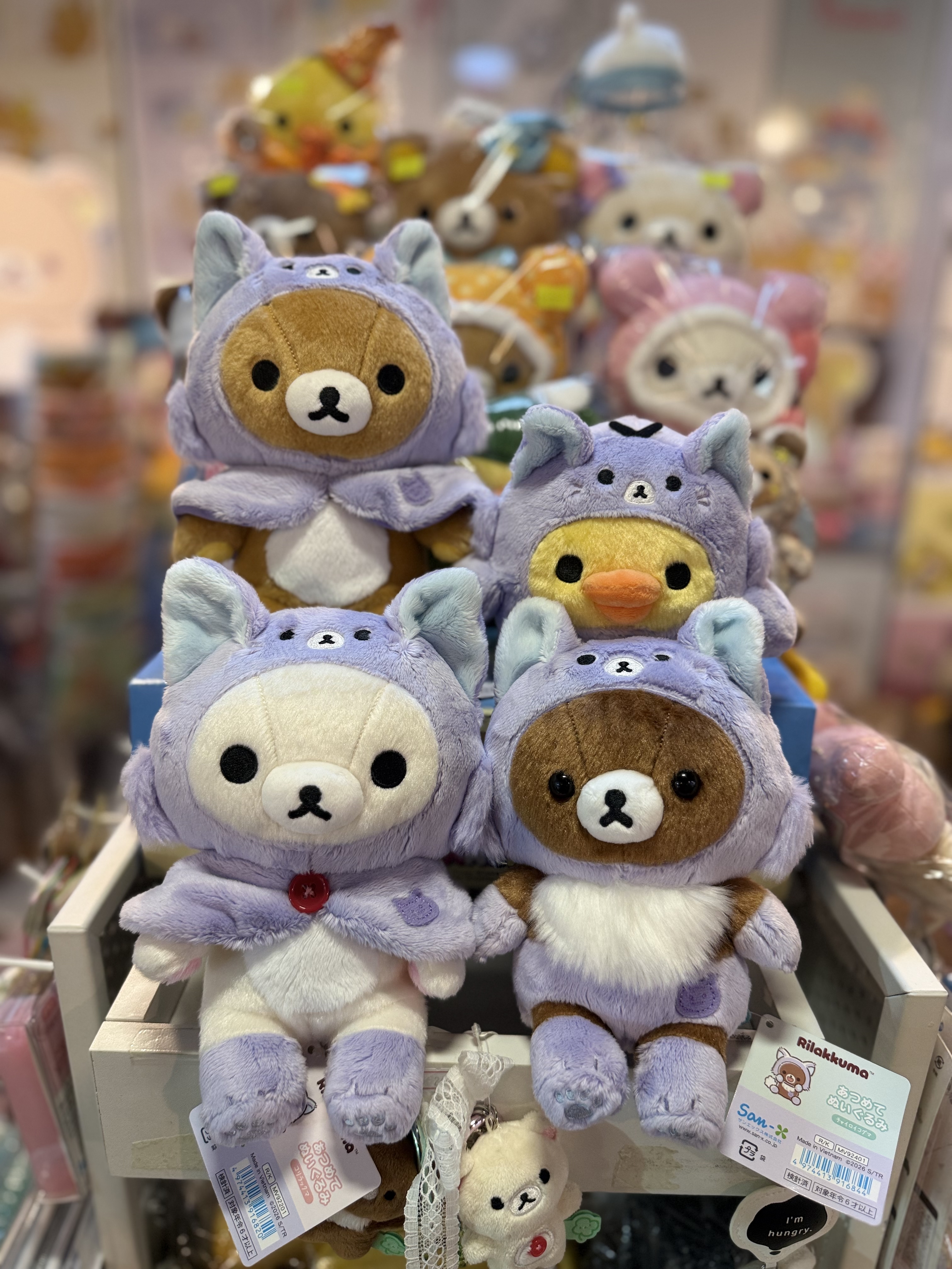 《現貨》全新Rilakkuma瓦瓦貓系列公仔