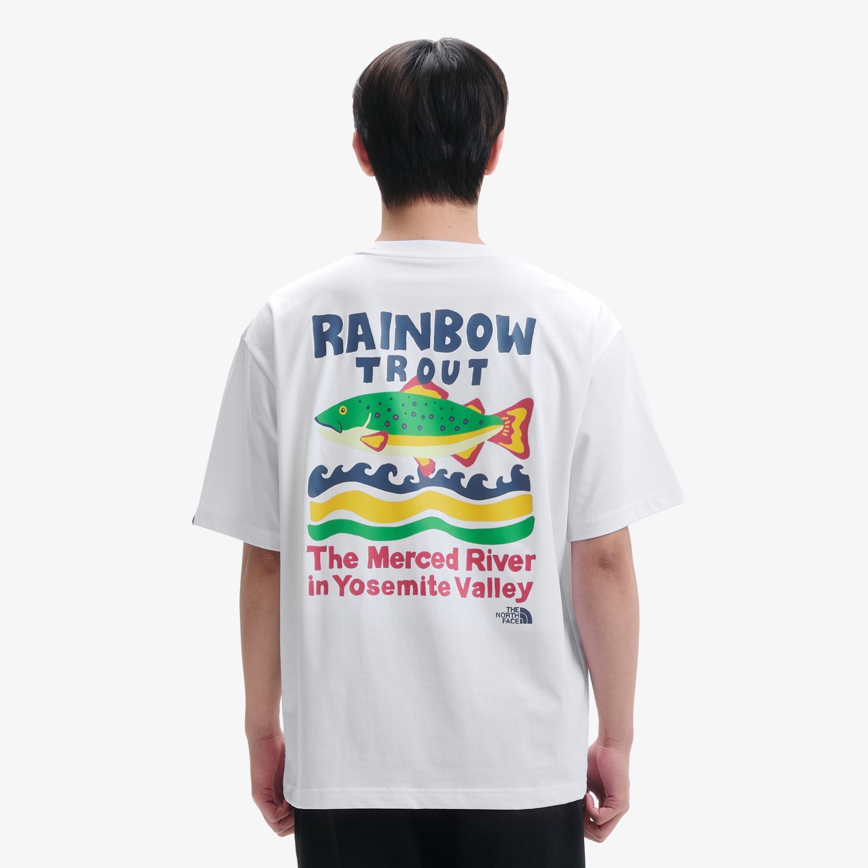 The North Face 彩虹鱒魚印花短袖Tee