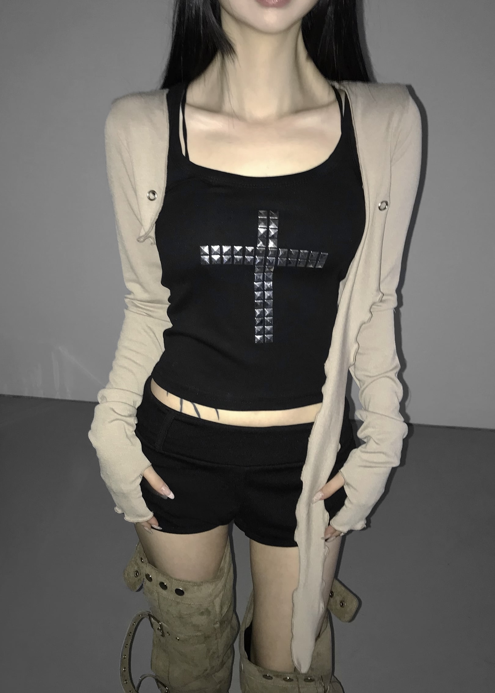 Cross Crop Sleeveless