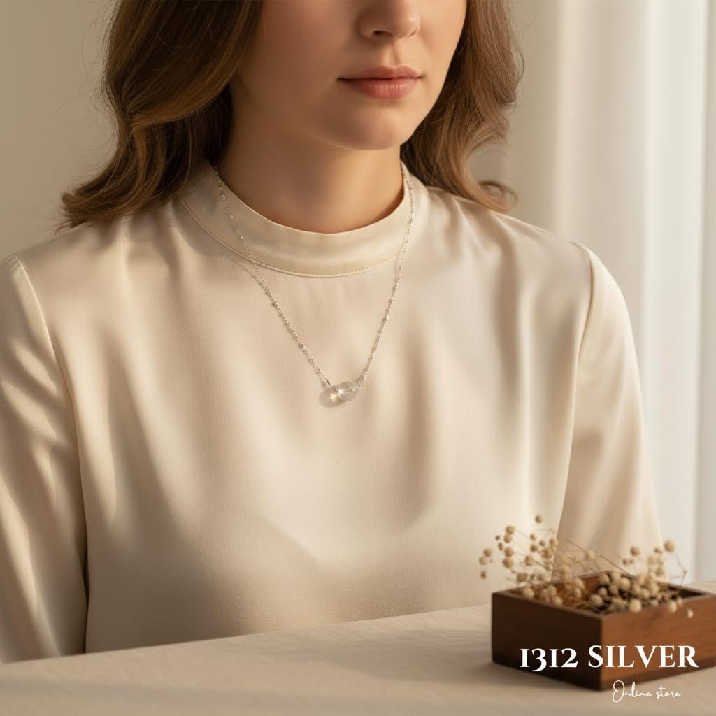 S925 - EN0105 Crystal Necklace