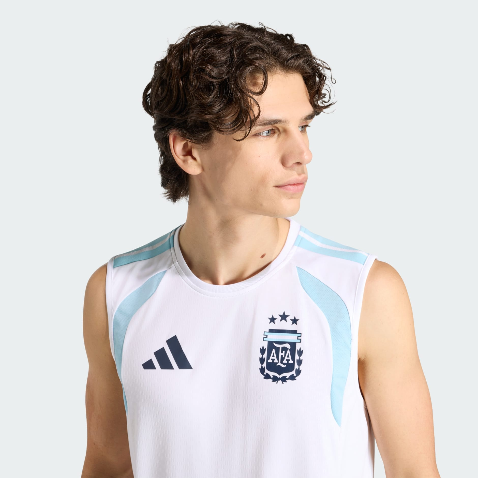 Adidas Argentina 阿根廷 2025-26 Tiro 白色訓練背心 JY7037
