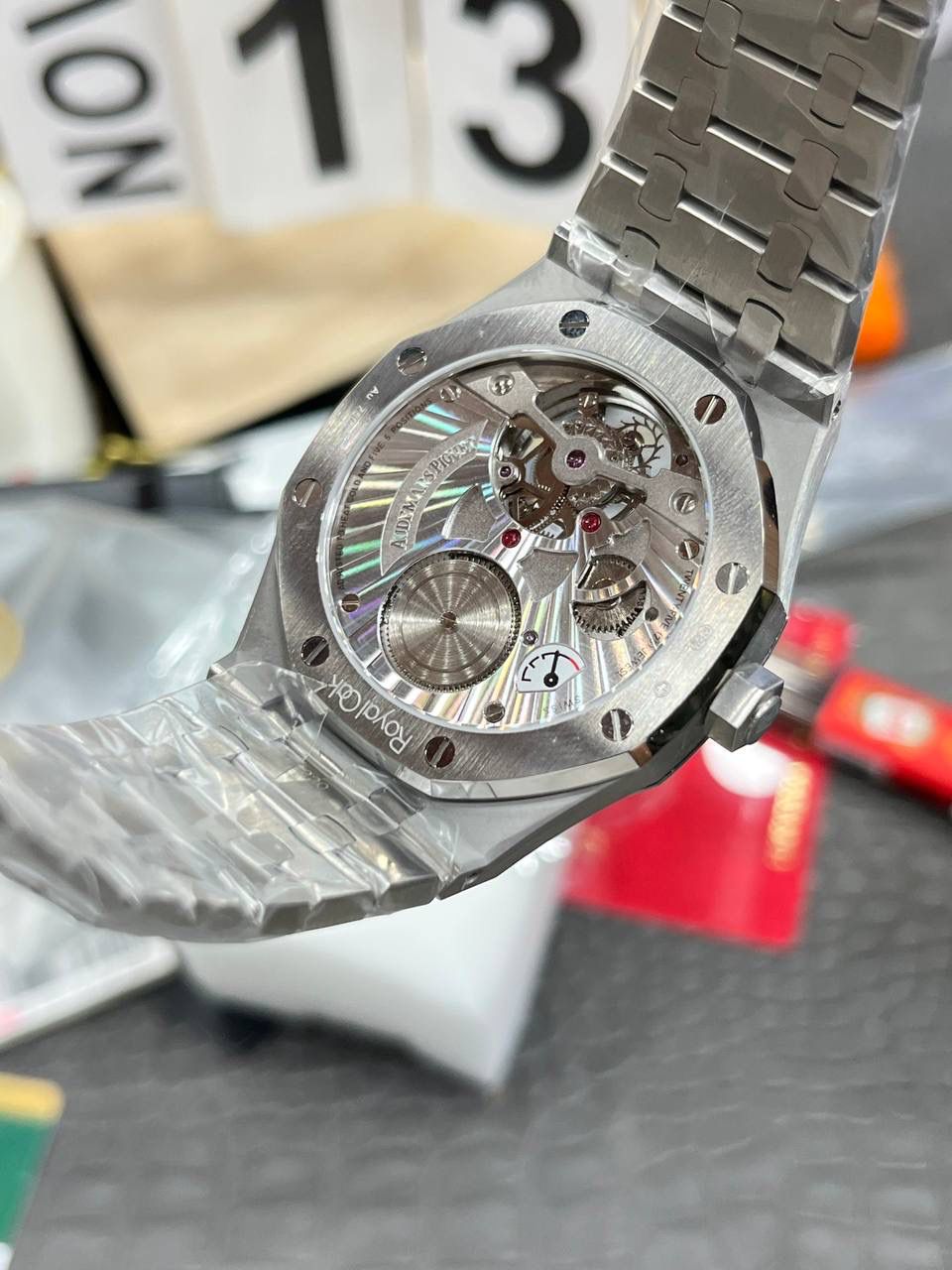 🚀爱彼150周年皇家橡树26730ST飞轮系列/41mm*12.5mm/搭载Caliber2950一体手动飞轮机械💯