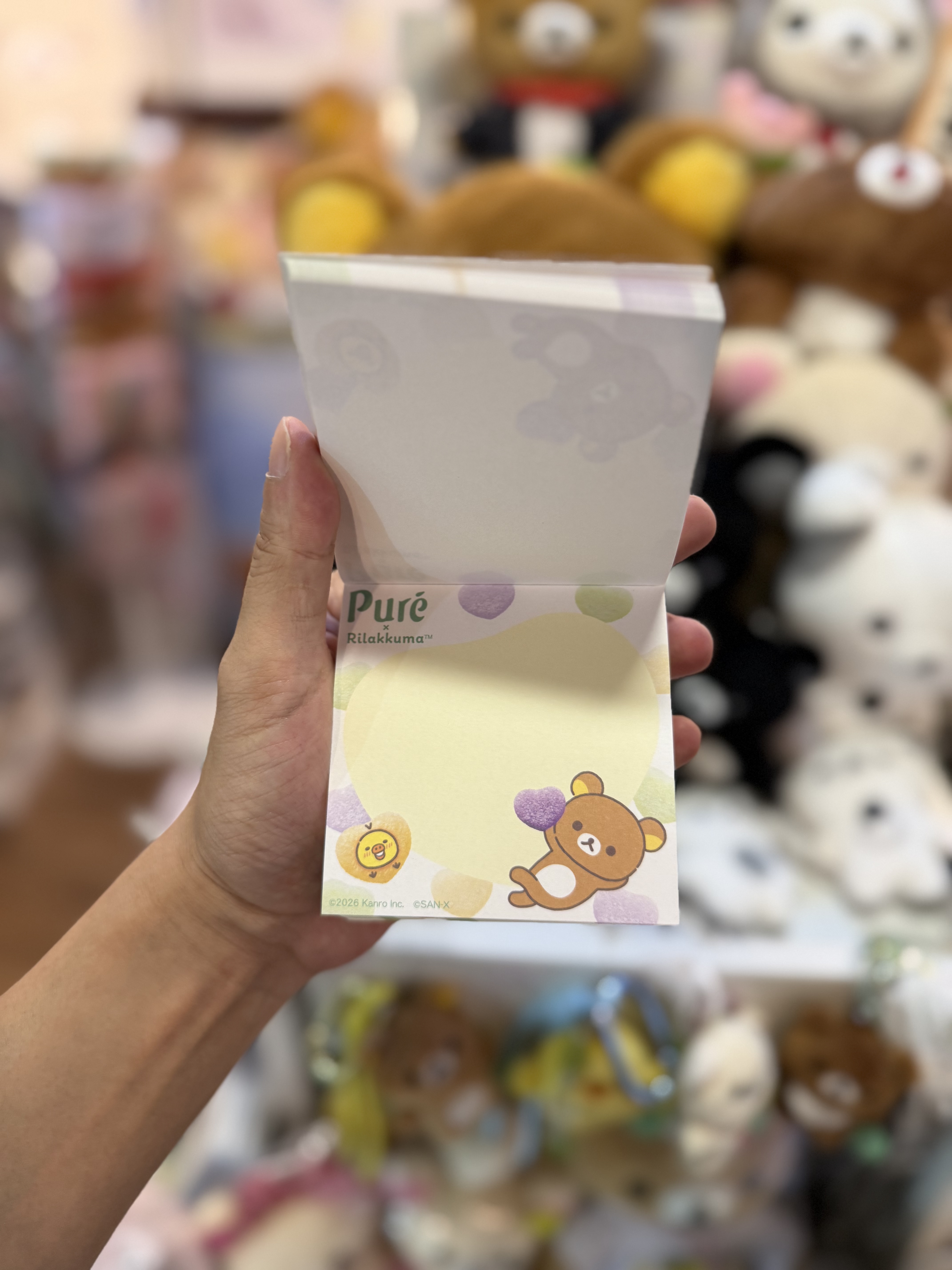 《現貨》全新loft 限定puregumi x rilakkuma memo
