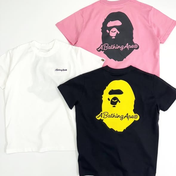 多款選擇/$80件。2件起$70件。BAPE TEE 