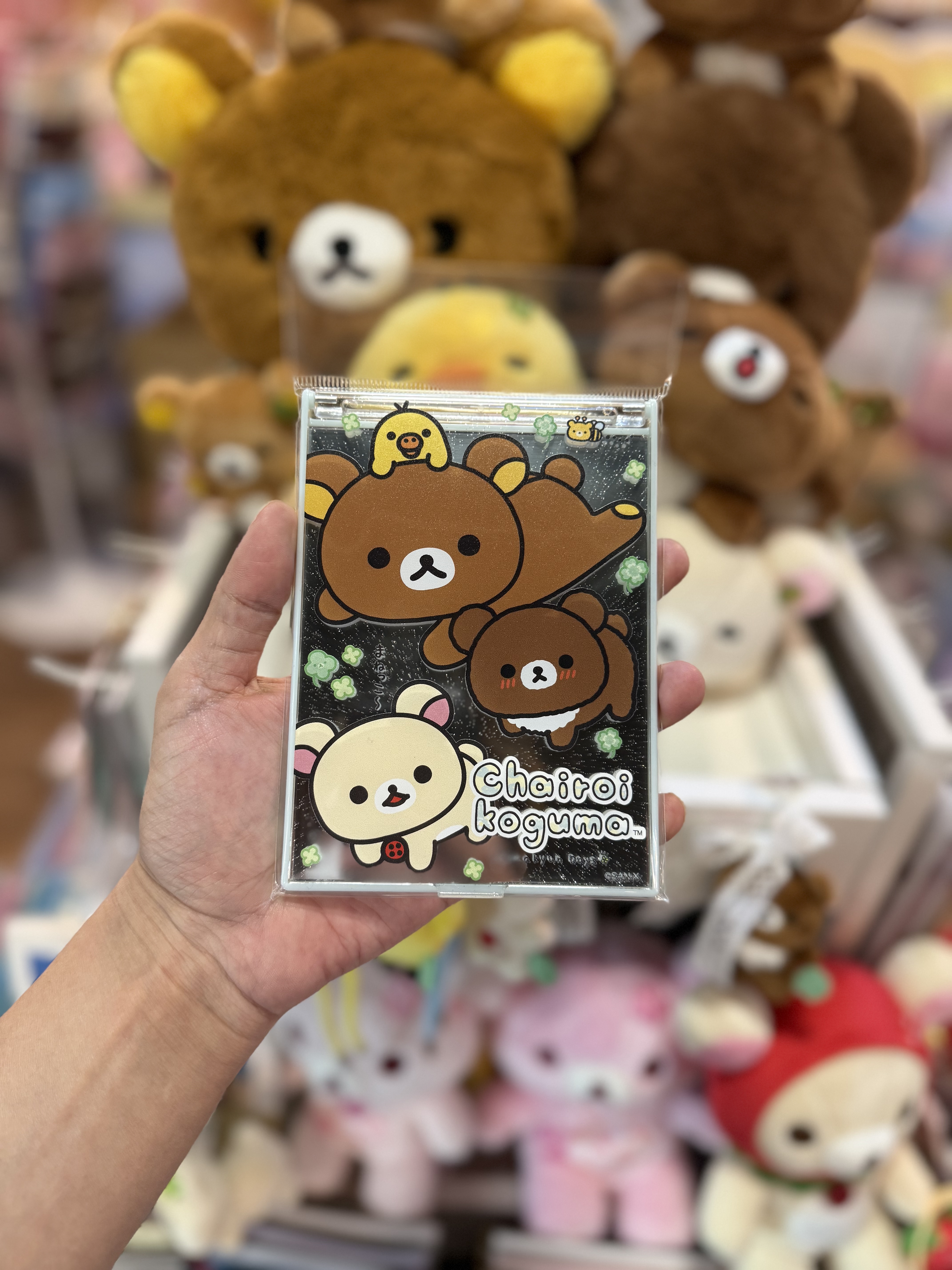 《現貨》全新小熊10週年紀念四葉草系列摺鏡
