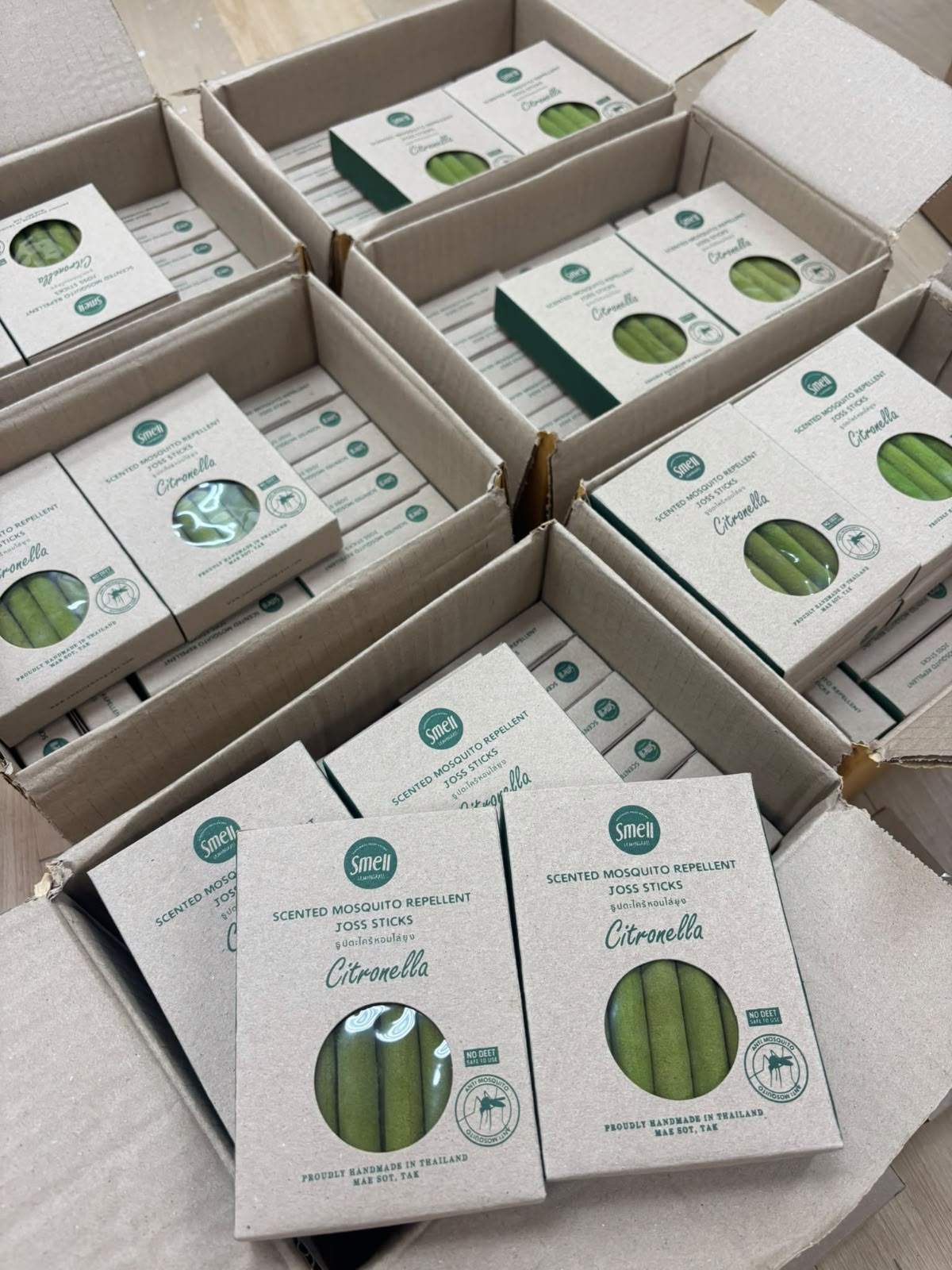泰國🇹🇭Smell Lemongrass 有機天然檸檬香草香薰防蚊棒
