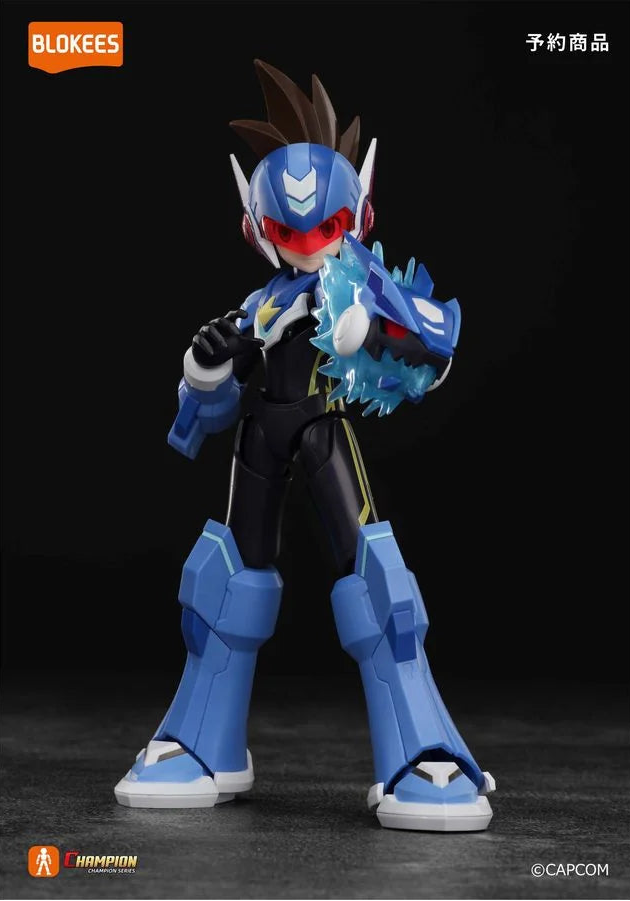 (行版) Blokees 布魯可 [超越版] CC01 Rockman 流星洛克人 模型 Mega Man Champion Class: Shooting Star