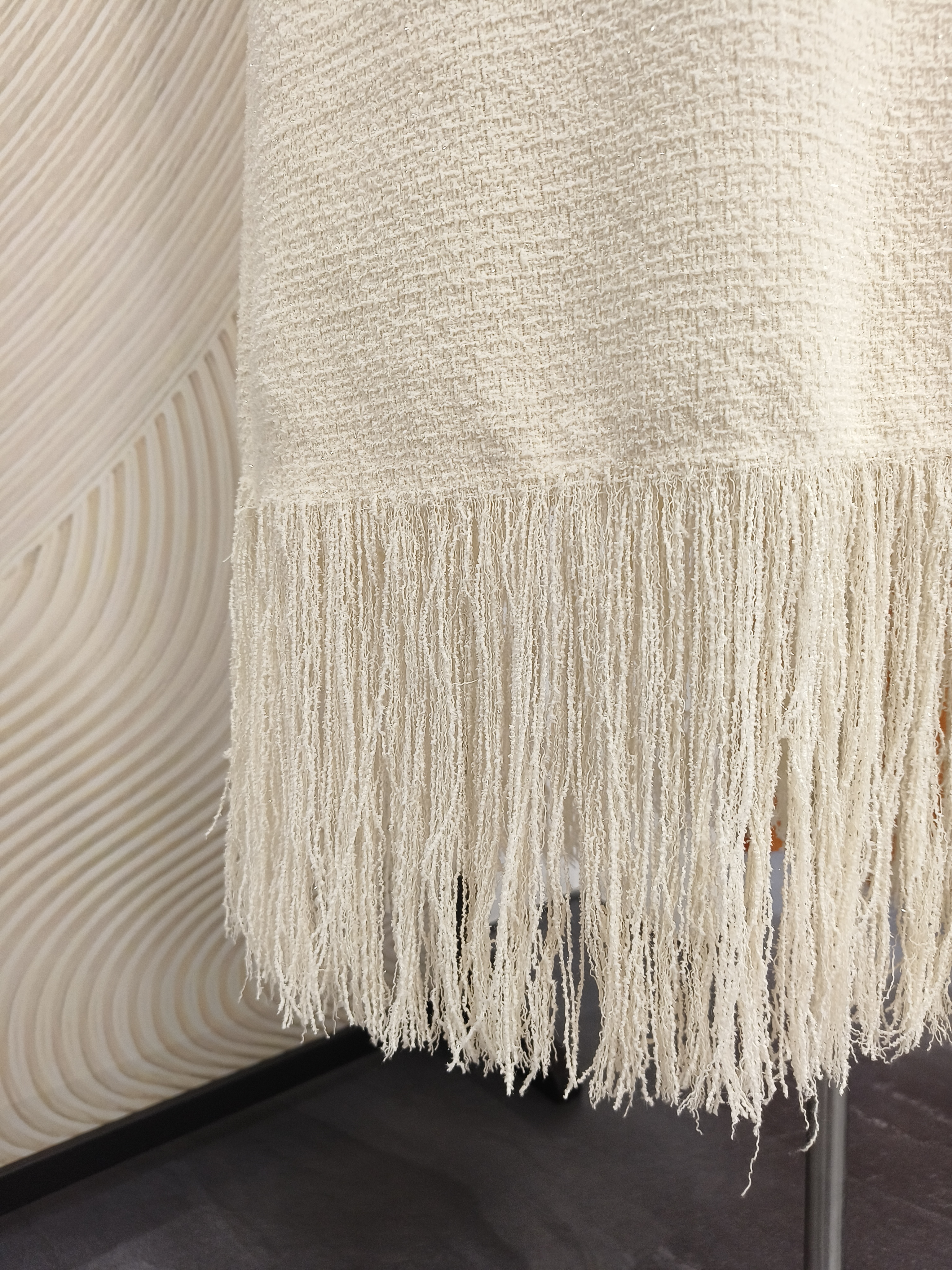 V领法式流苏连衣裙 V Neck Fringe Hem Cami Dress