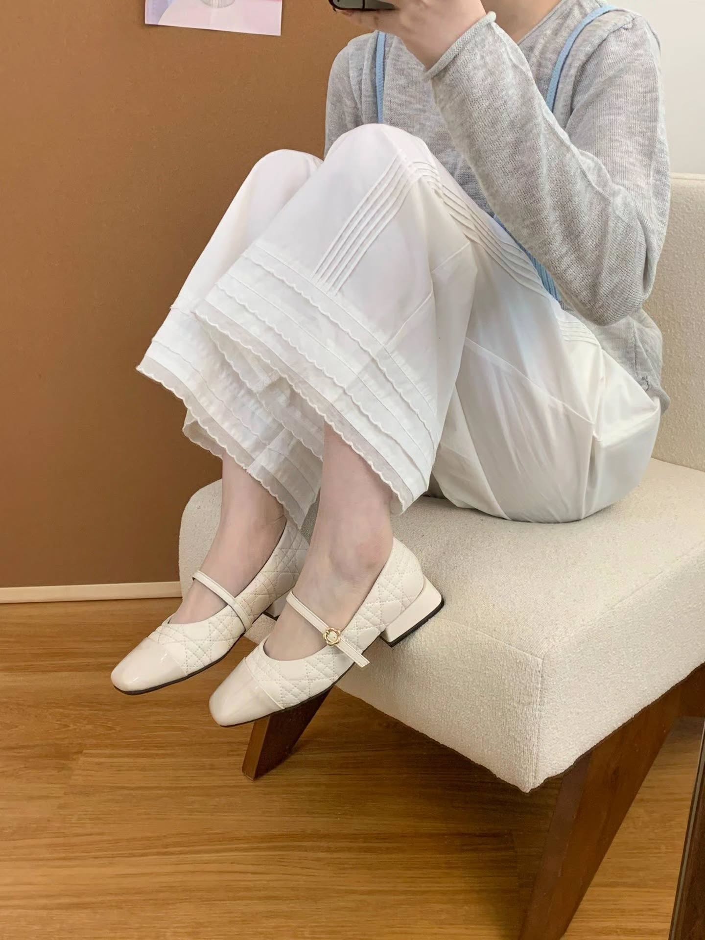 103 漆皮拼接玛丽珍单鞋 🇨🇳