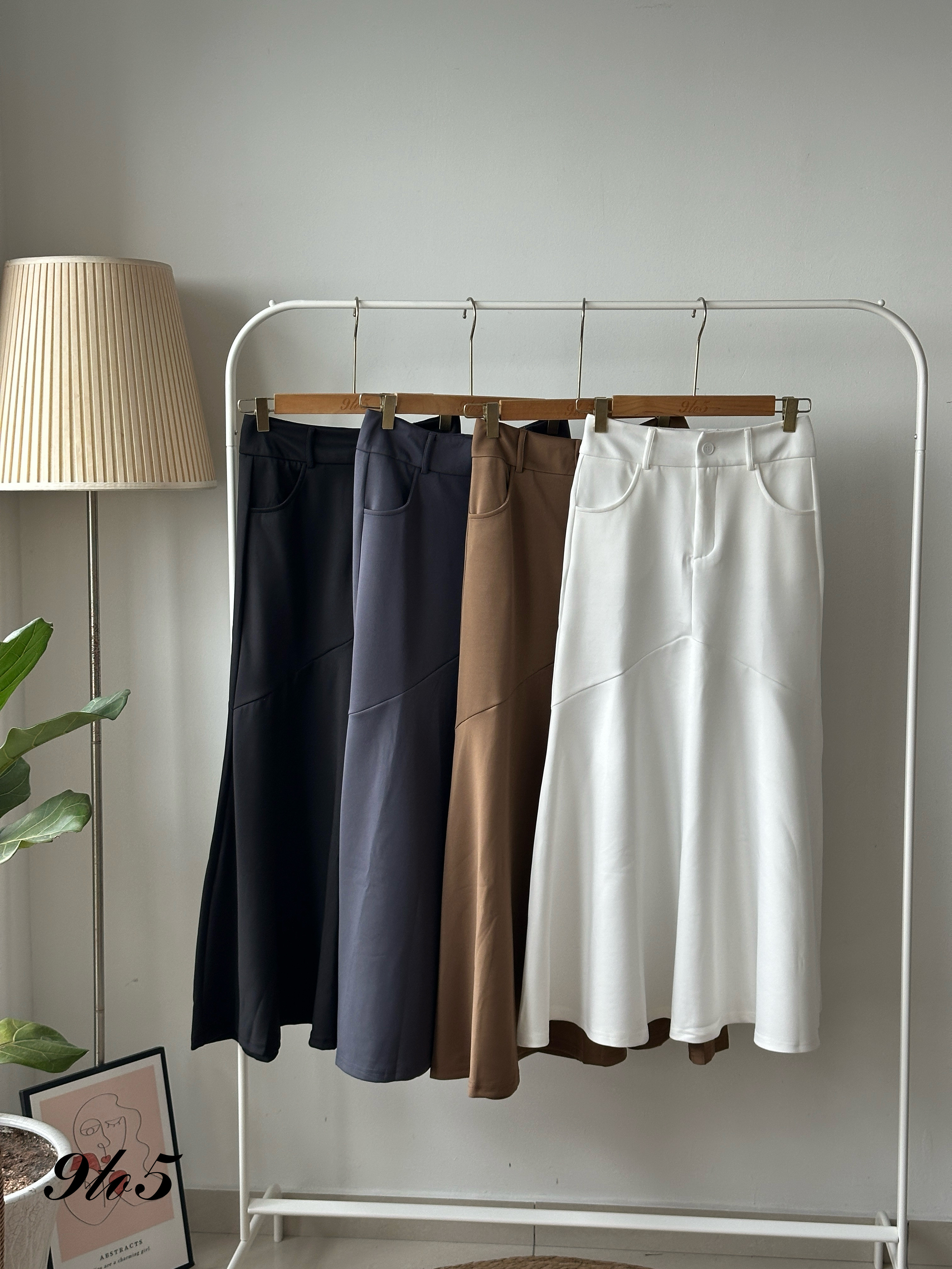 S1828 Long Mermaid Skirt - 4 Colors 