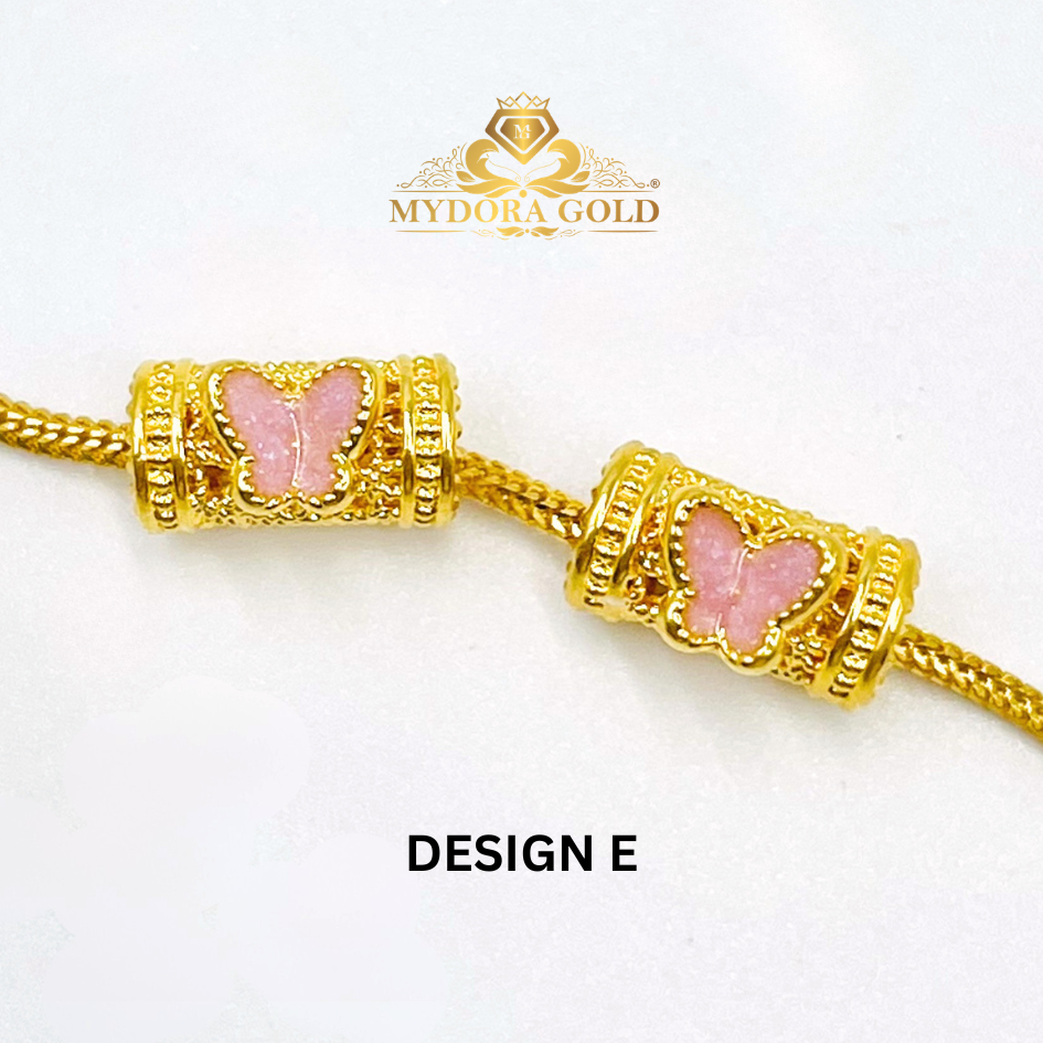 MYDORA Enamel Tube Mini Bamboo Kerawang 3D (5G) l EMAS 916/22K