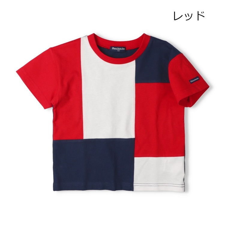 🆕【⭐訂購⭐】🇯🇵 日本直送 🌀 幾何圖形撞色設計短袖Tee［2款選］🌀[ELCA-0057][260407]