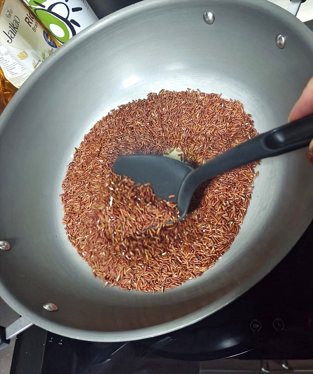 自家手工炒米茶