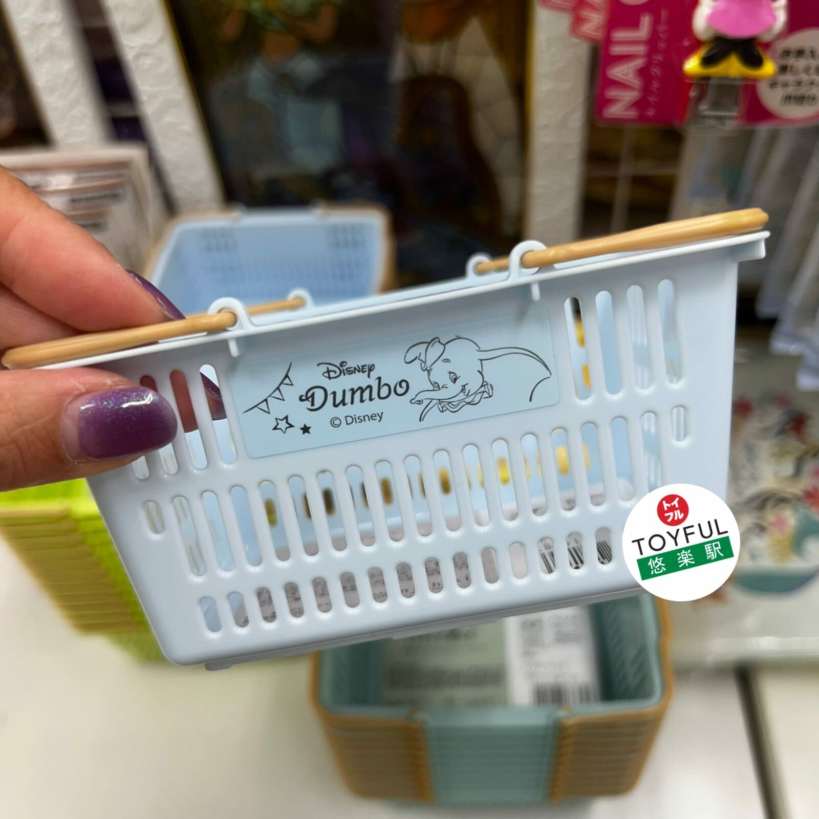 [現貨] [日本直送] POOH | ALIEN | DUMBO | MONSTER UNIVERSITY  ｜ 小型購物籃 {TF2310200}