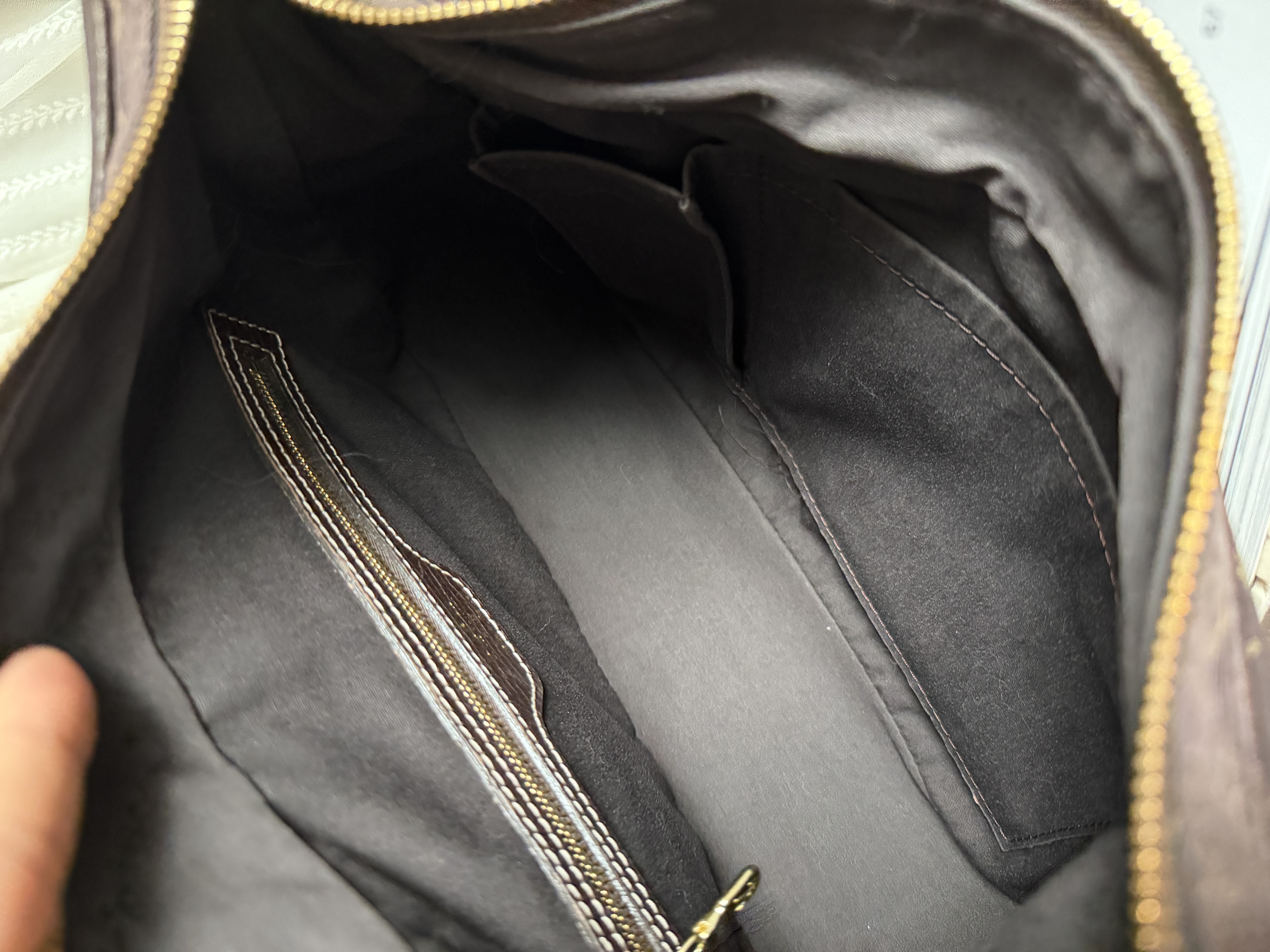 LOUIS VUITTON Monogram Mini Lin Boulogne bag