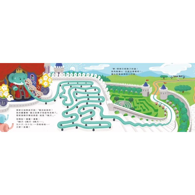 長長長長長鼻子國王（附幼兒數學啟蒙學習單）