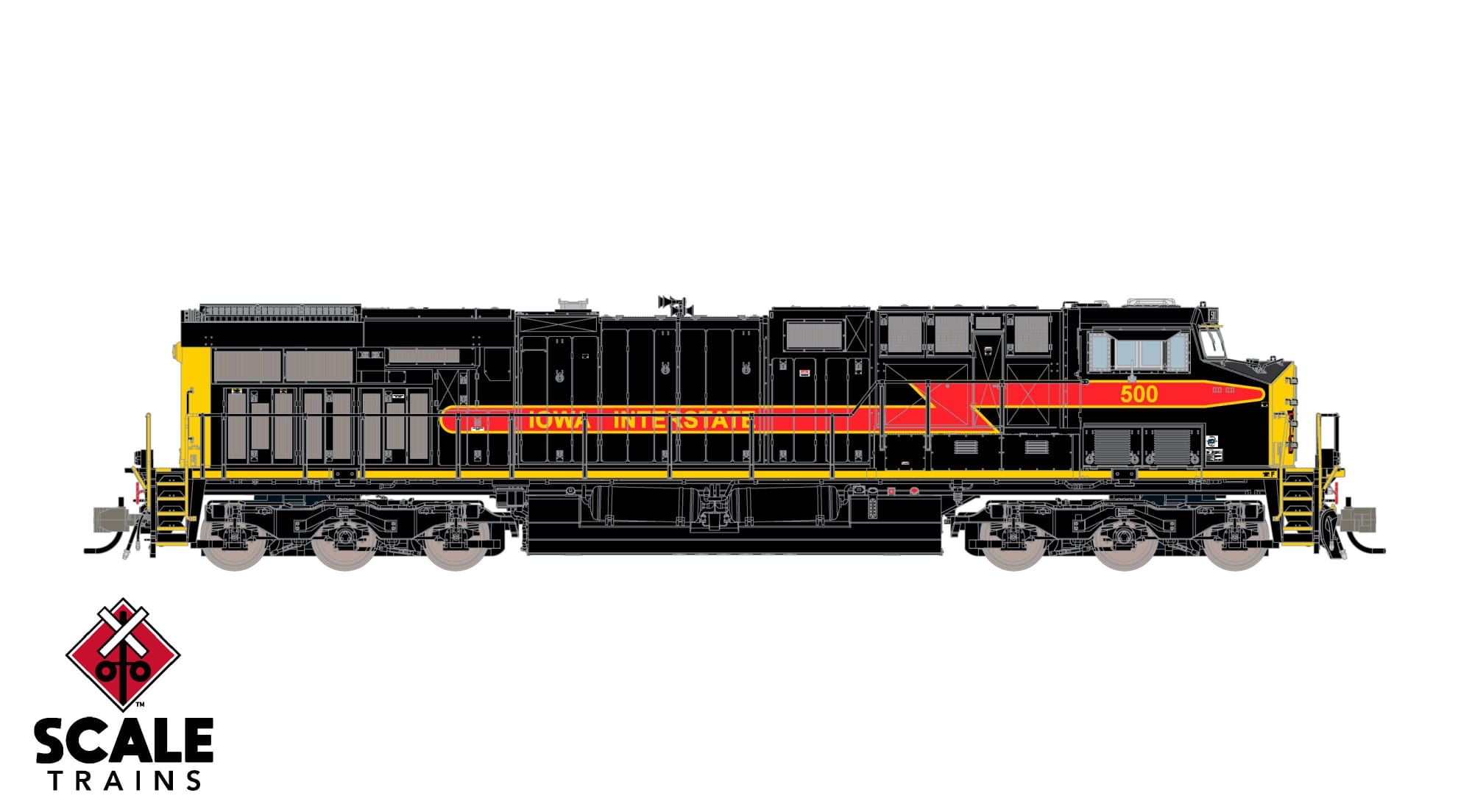 預定新品 N scale Scale Train訂金 Rivet Counter N Scale GE ES44AC, Iowa Interstate