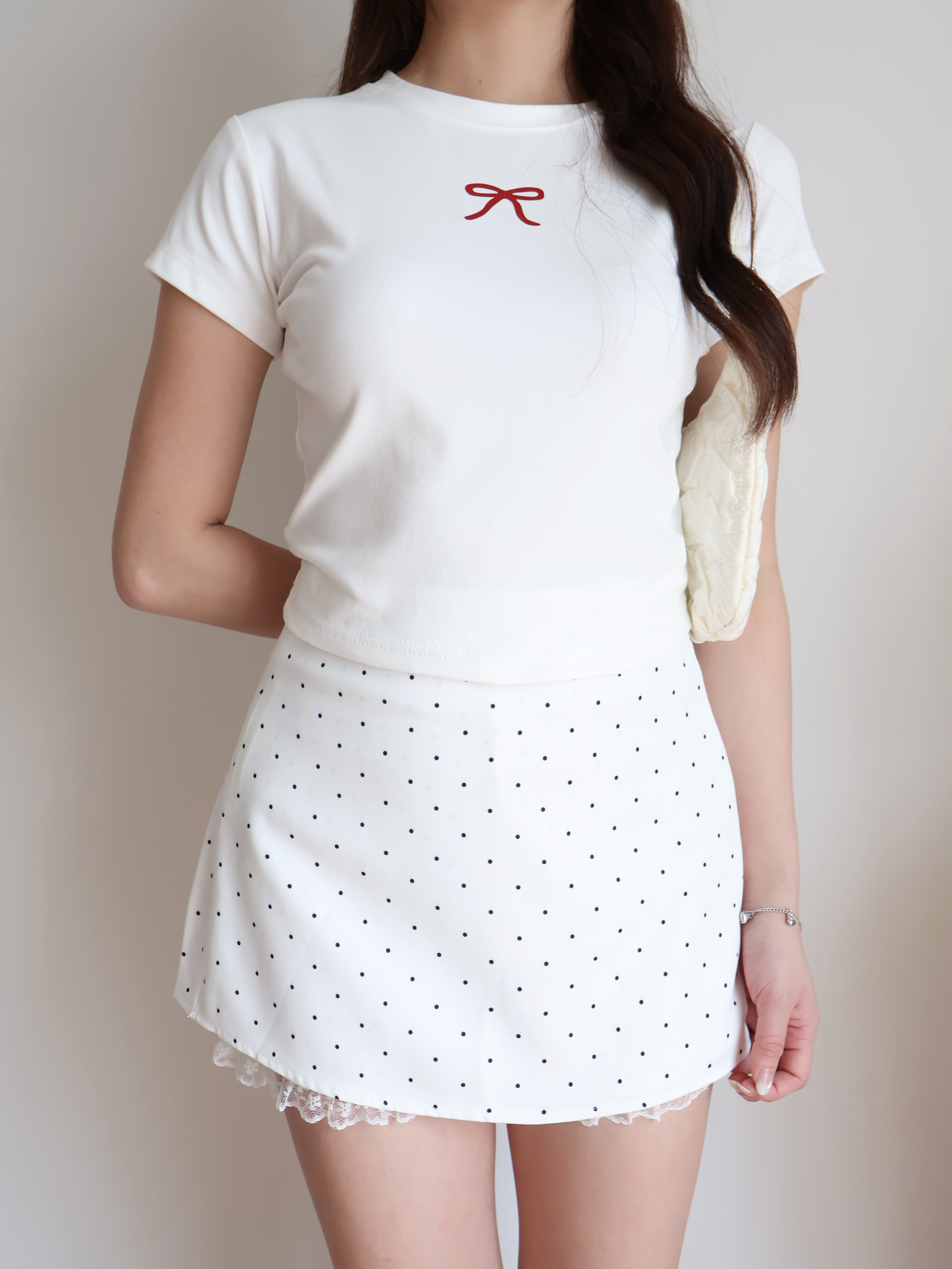 Nabi Cropped Top | White