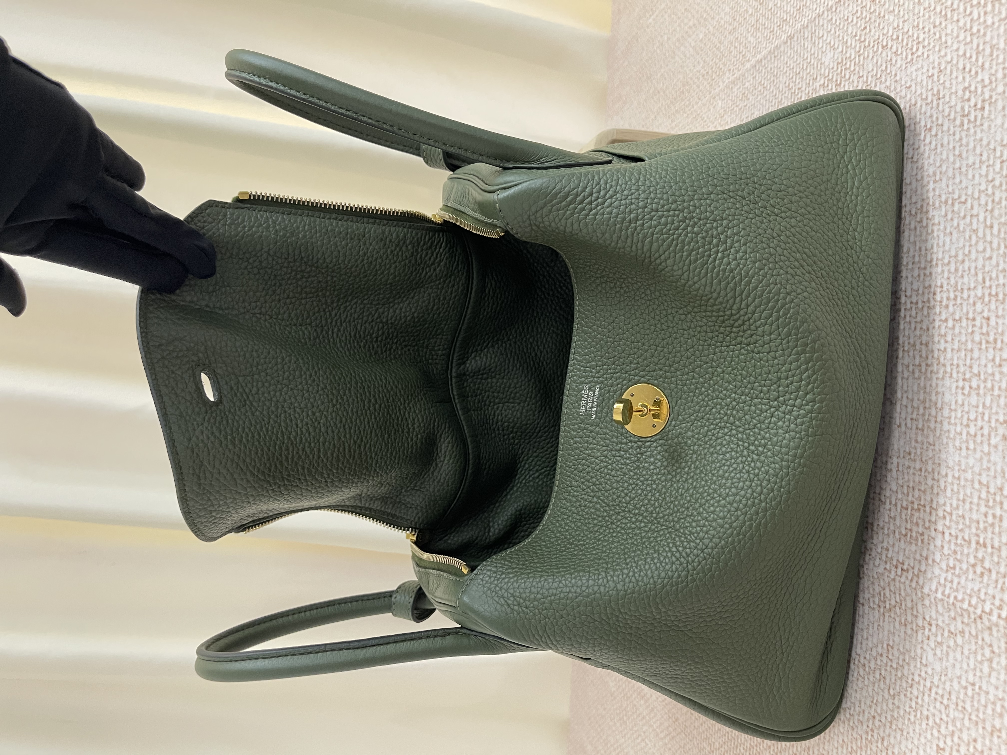 Pre-owned Hermes Lindy / Stamp square O/ Product Code: 26022405