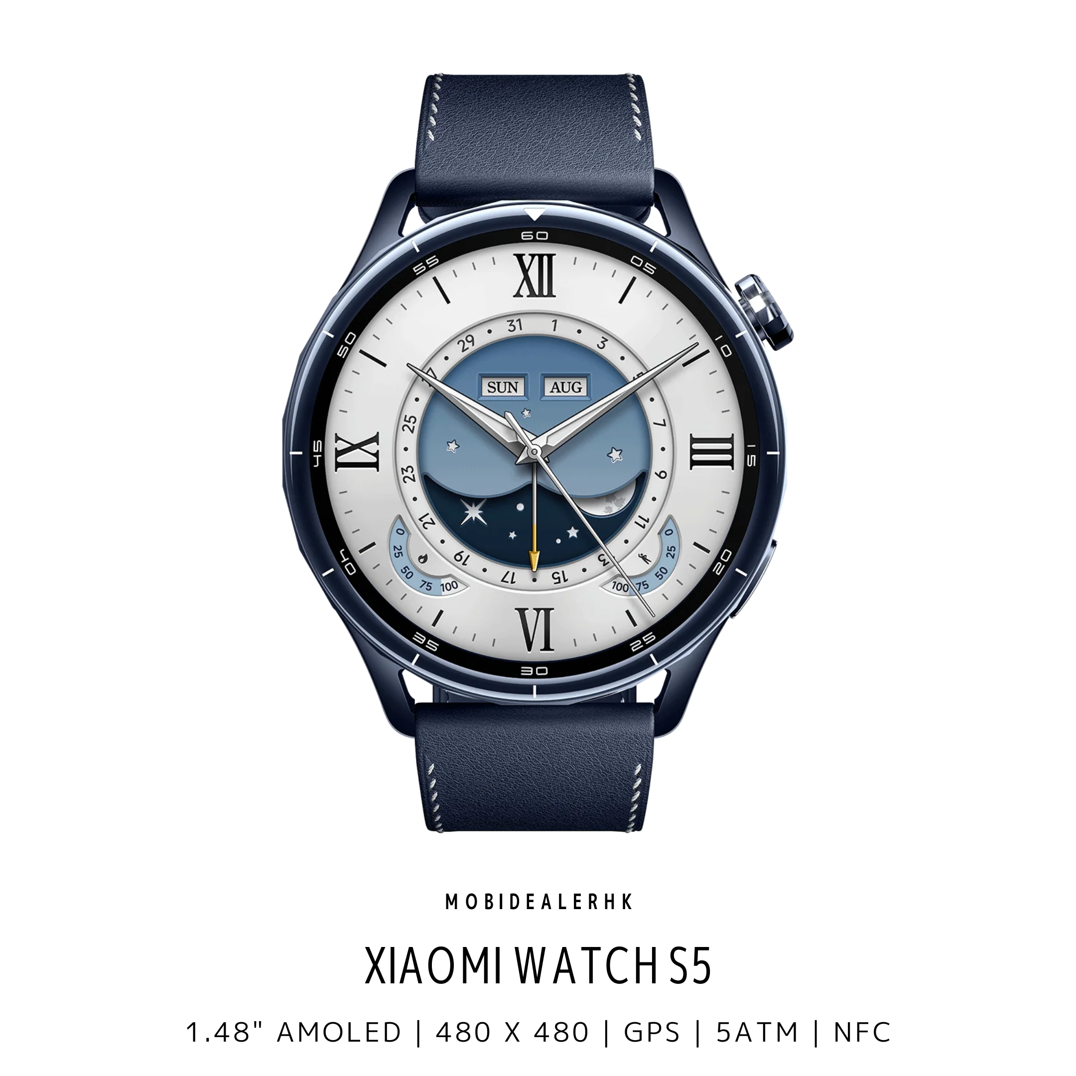 Xiaomi Watch S5 | 小米 Watch S5 | 智能手錶 | 1.48" | AMOLED | 815mAh | GNSS | 5ATM