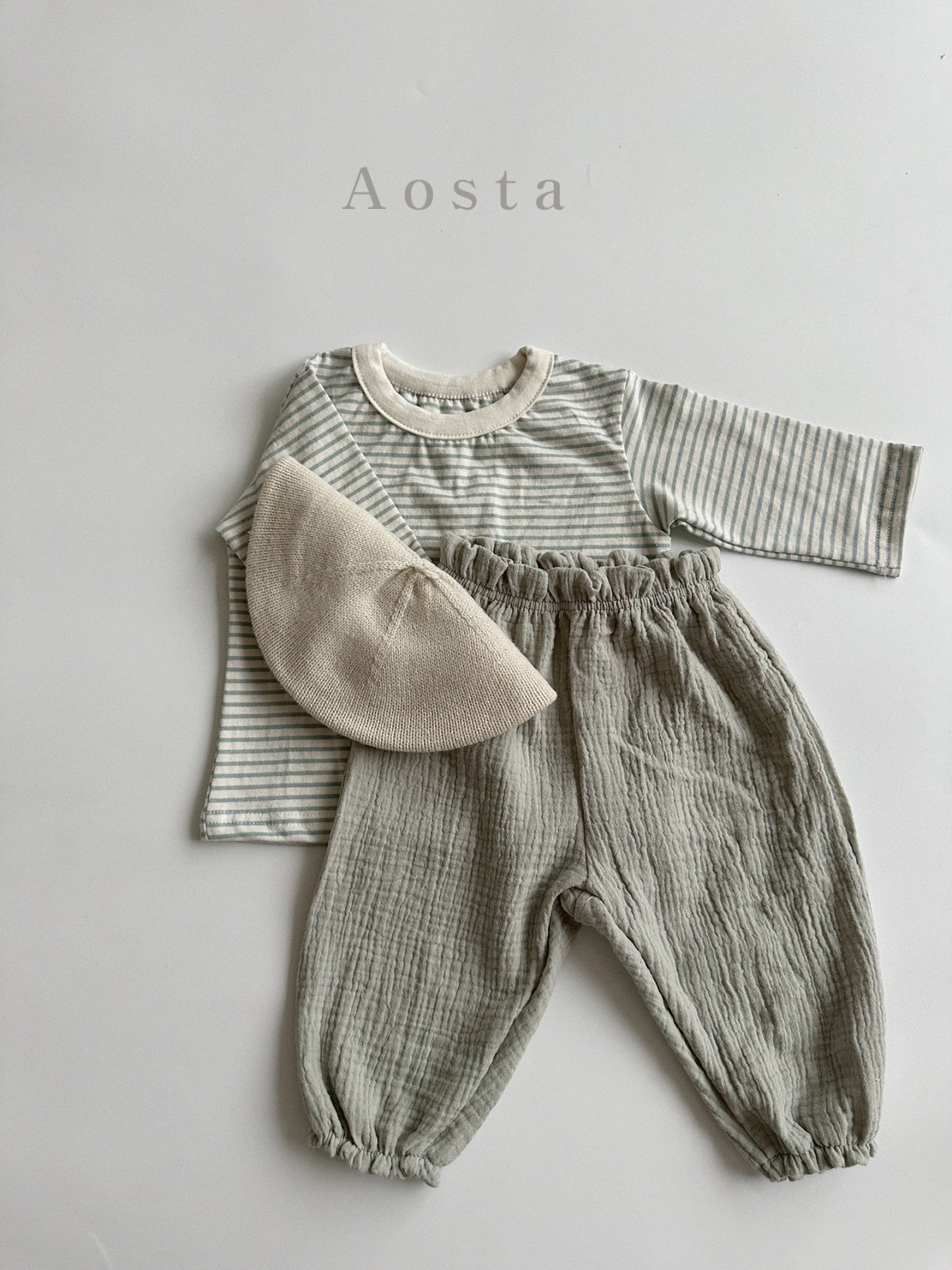 Aosta | pants (Mint L(80-90)