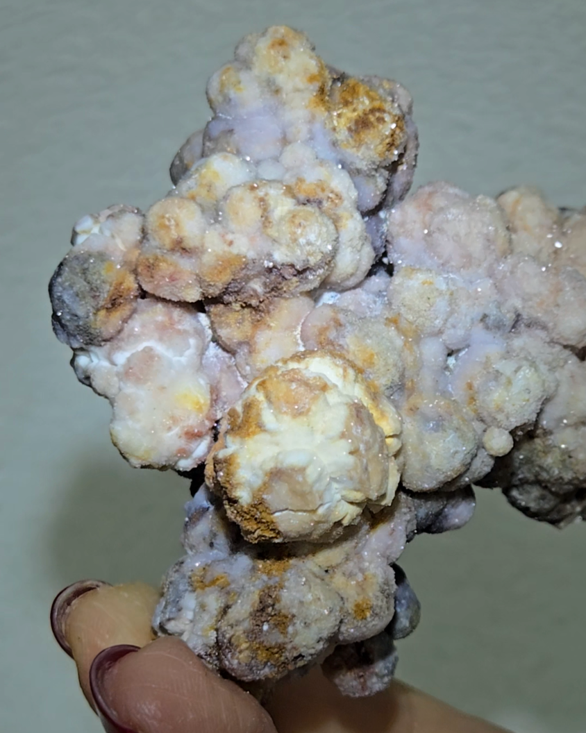 Lavender popcorn selenite - SEL38