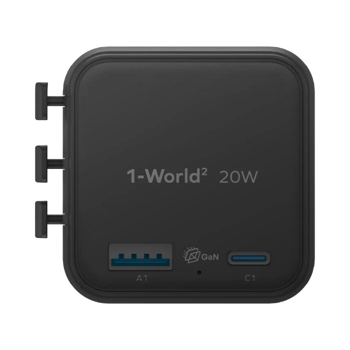 Momax 1-World² 20W 2 接口 USB 旅行充電器