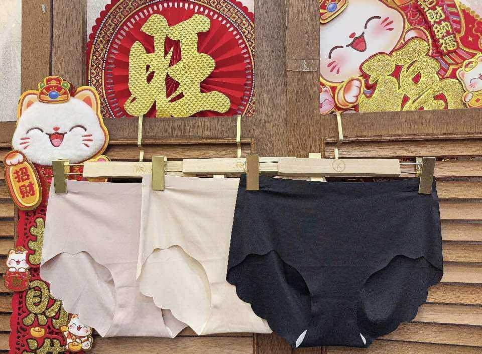 NJE10 D5837 无痕圆弧腿设计内裤（一套6件）（腰围 30-50寸）