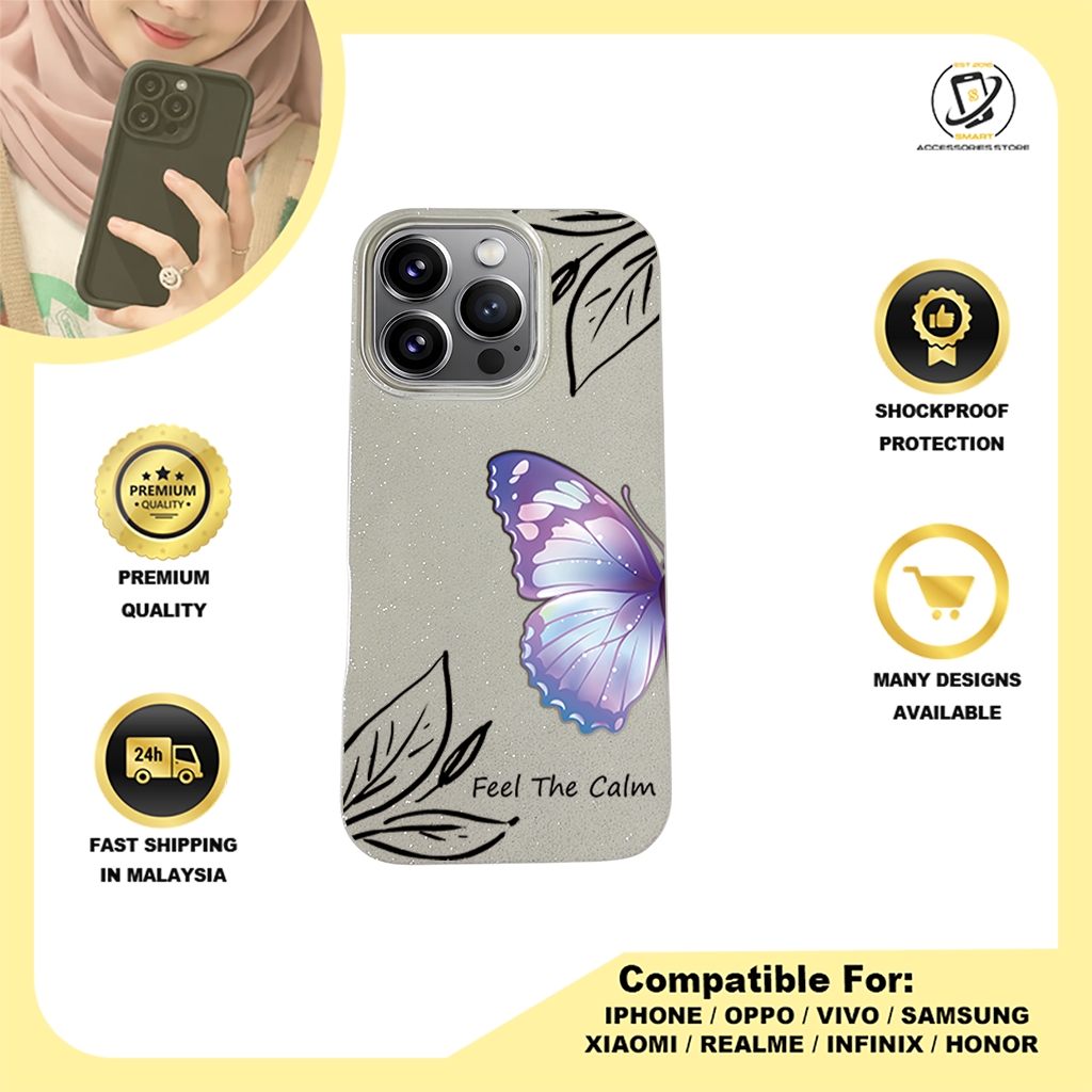 BLING CASE PHONE FOR IPHONE - DESIGN BUTTERFLY H