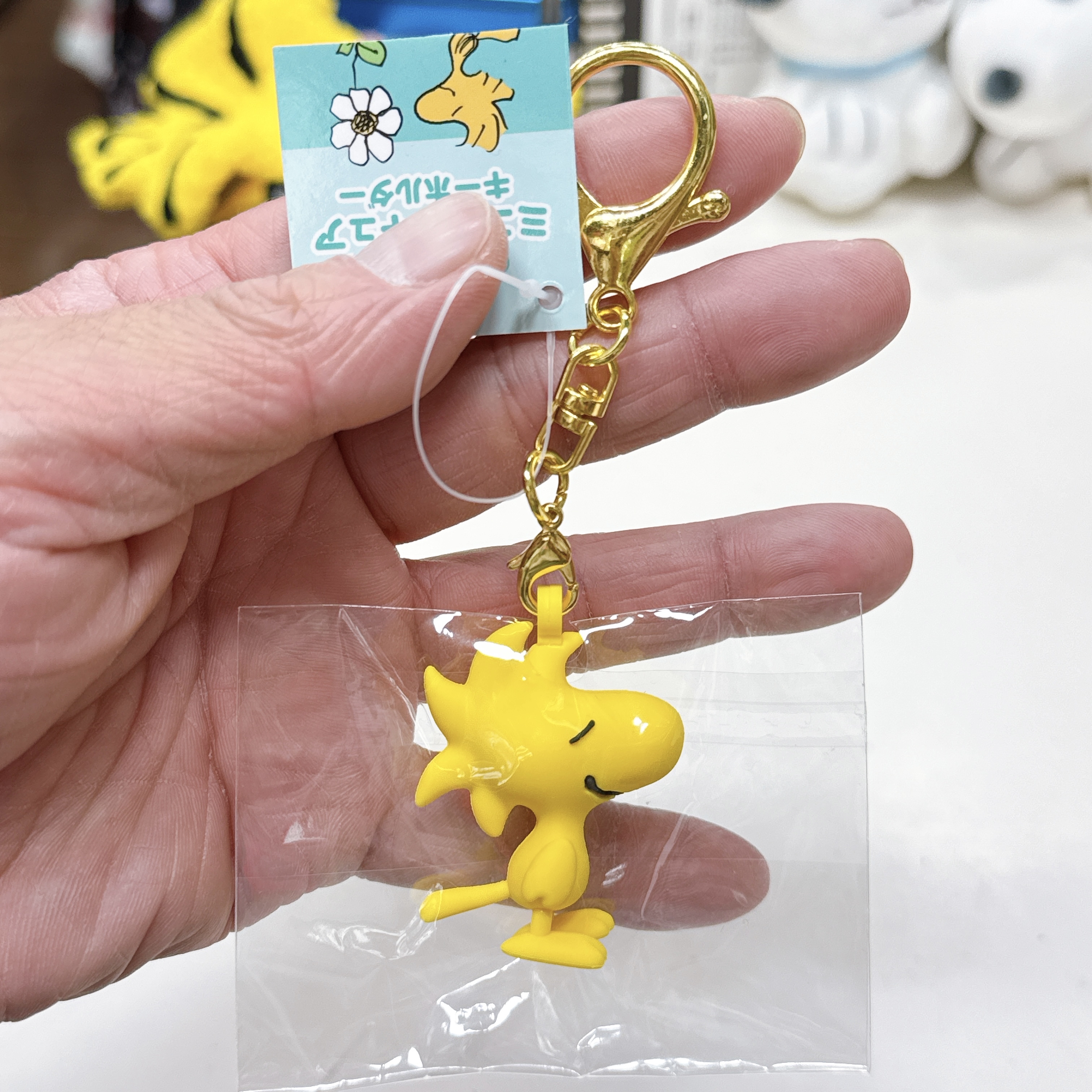 日本版Snoopy Olaf Woodstock 立體鎖匙扣