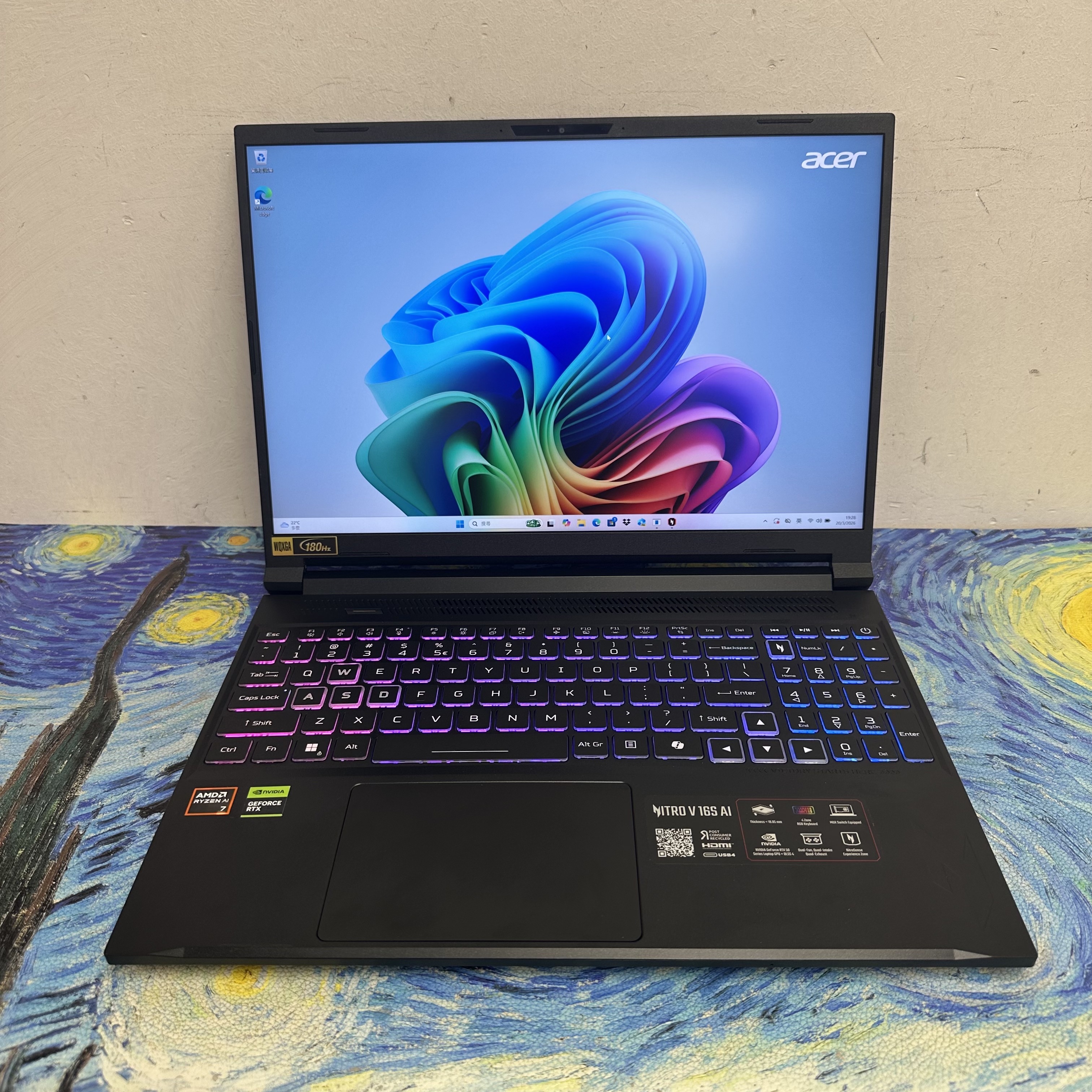 #5696  ACER NITRO V 16s Ai /16GB Ram/1TB SSD /RTX5070 獨立顯示卡/180Hz/ Gaming Laptop / Notebook / PC / GTA / Movie / Netflix / Win11 / Office / Gaming / Gaming Notebook