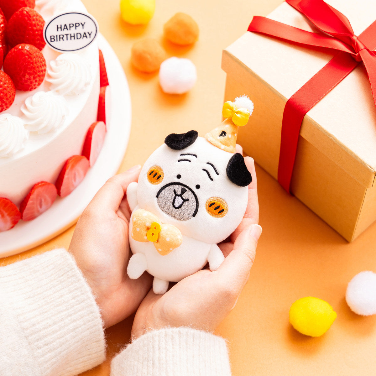 nagano market joke bear 八哥生日 公仔吊飾.