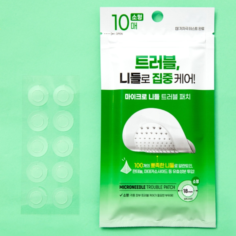 Mimorang -含積雪草和茶樹油減輕炎症微針祛痘貼 18mm x 10EA