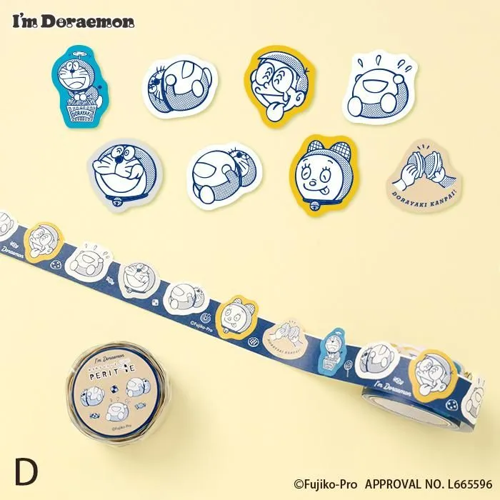 [訂購] 多啦A夢貼紙 卷裝貼紙 MT 紙膠帶 Doraemon文具精品 (日本製)｜四葉草系列