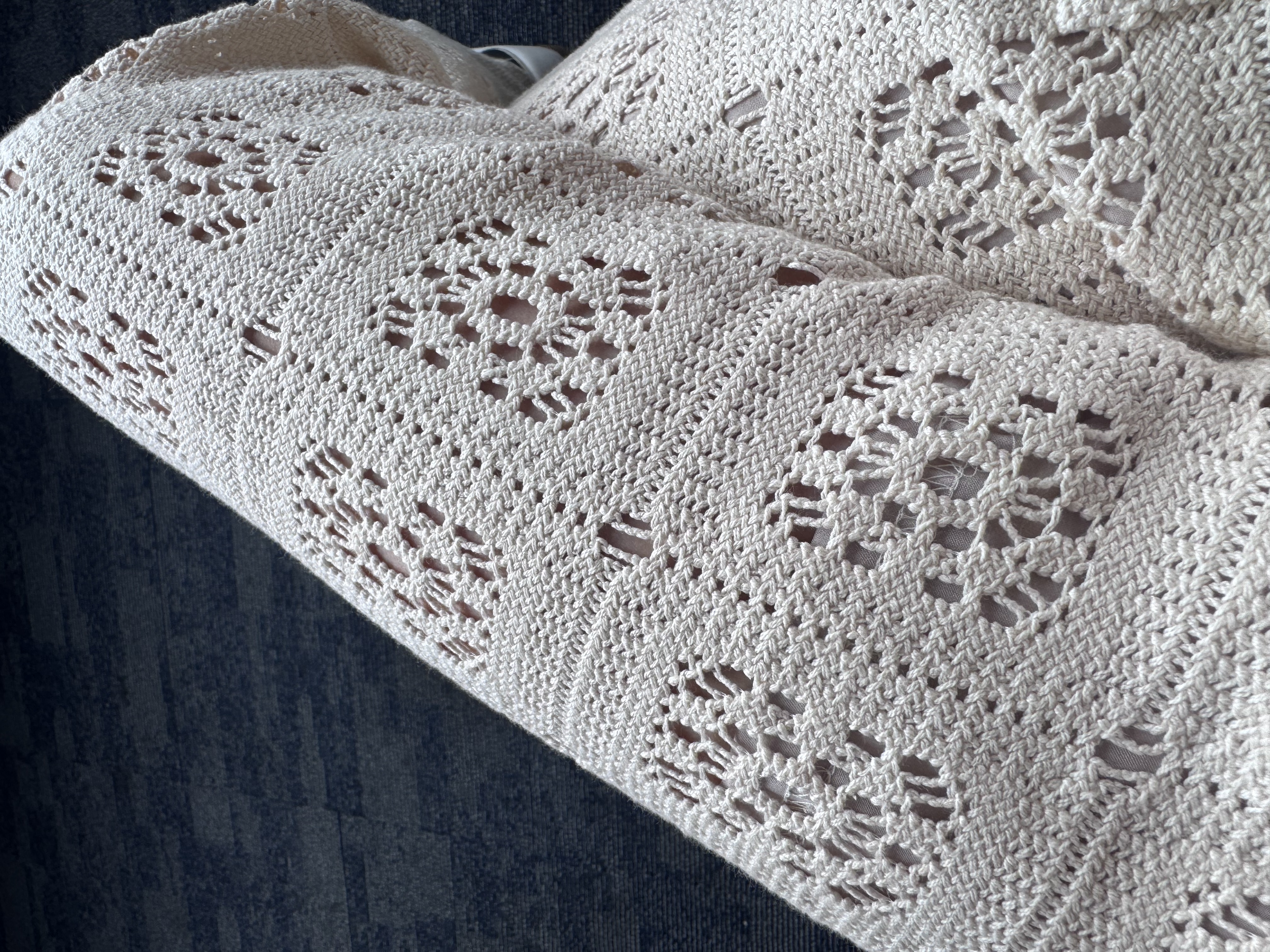 Crochet straight leisure pants 