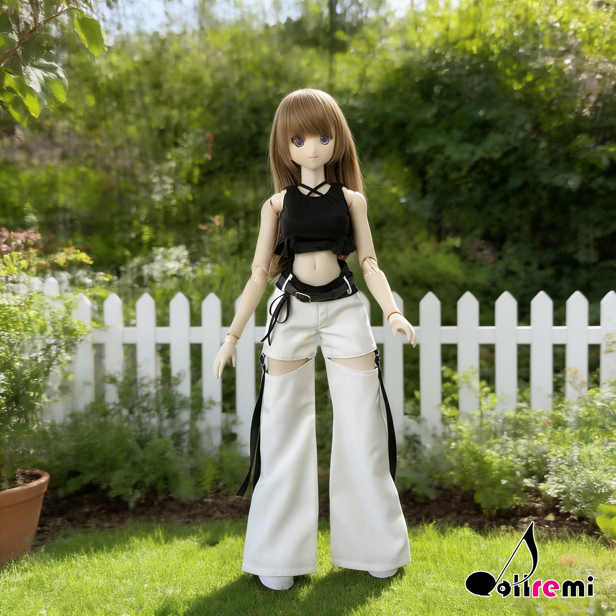 【dollremi】(DD0917C) 短款背心 Crop tank