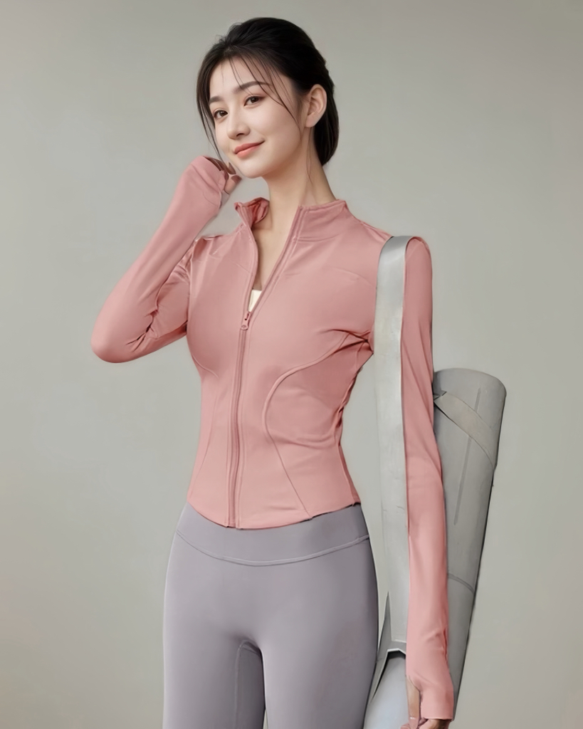 收腰顯瘦速乾瑜伽外套