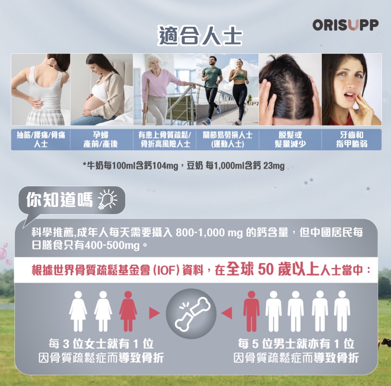 李錦記無限極 ORISUPP鈣片