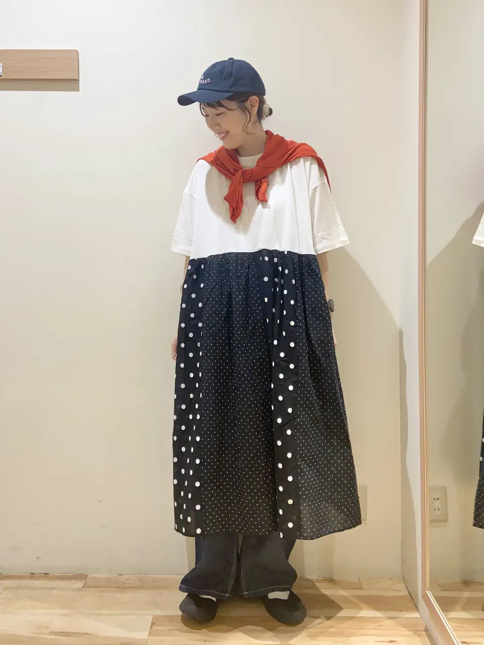 日本拼款連身裙
