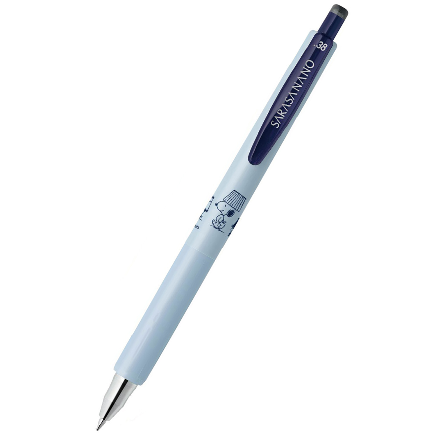 現貨｜限定 Snoopy 日本製 Zebra SARASA NANO 0.38mm 深藍色 啫喱筆 (JJX72-SN26-VDB)