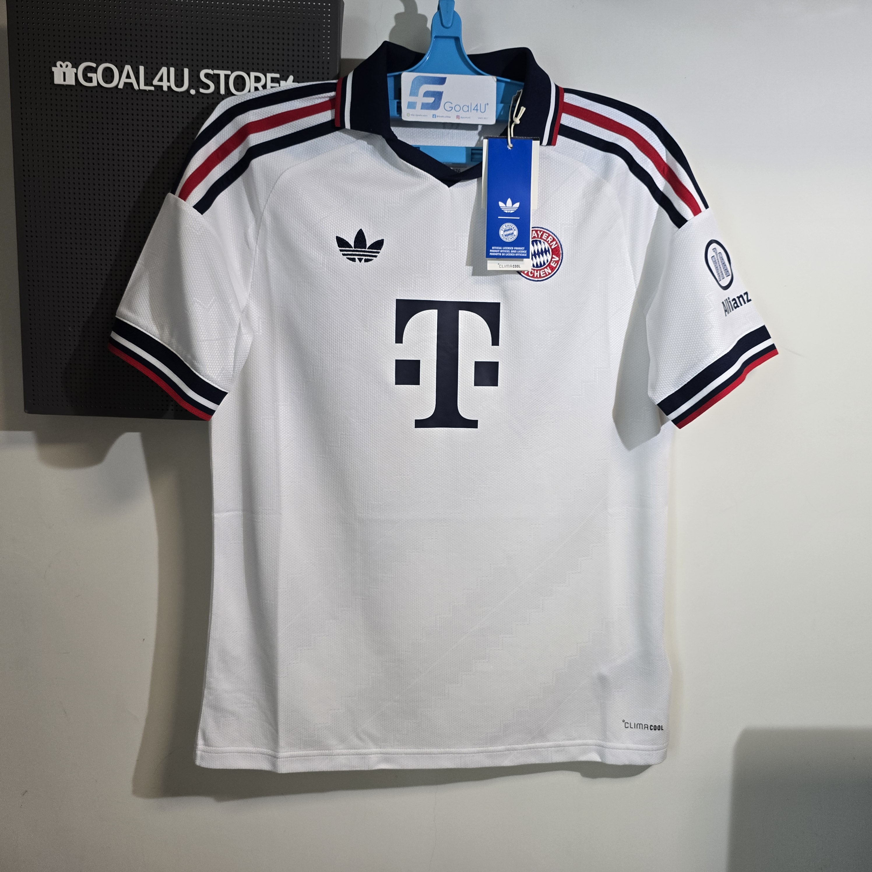 Adidas Bayern Munich 拜仁慕尼黑 2026-27 作客童裝球衣 (可加印字) JZ3097